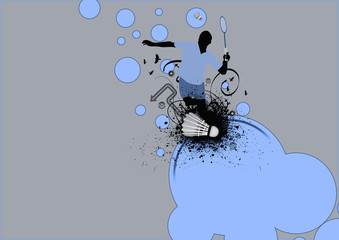 Obraz premium Badminton