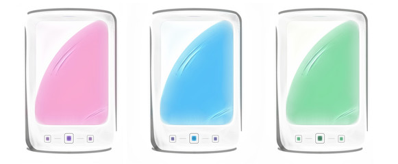 Handy Smartphone Illustration bunt