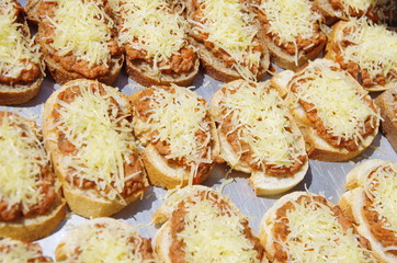 plateau de toasts au fromage