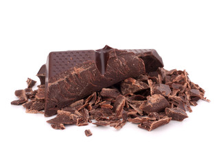 Chopped chocolate  bars