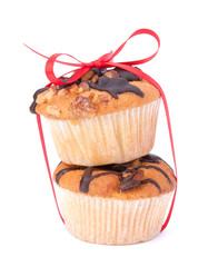 Stacked muffins