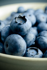 Heidelbeeren Blaubeeren makro