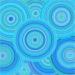 Concentric circles abstract background