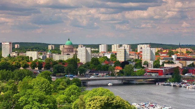Von Babelsberg, Potsdam von Oben