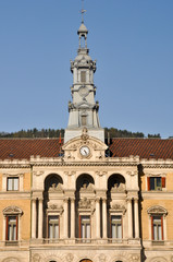 Fototapeta premium Facade of City Hall of Bilbao (Spain)