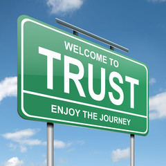 Obraz premium Trust concept.