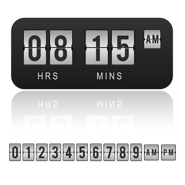 Countdown timer, clock, orologio