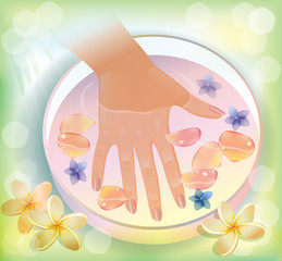 Hand bath