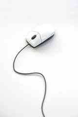 White computer mouse