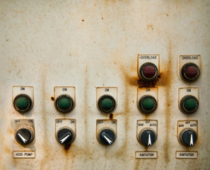 Grunge electrical control box