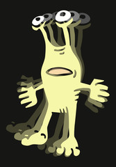 Motion funny monster