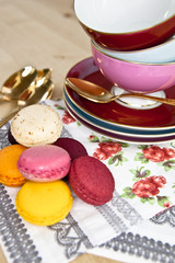 Bunte Macarons