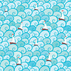 Seamless Sea Pattern