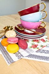 Bunte Macarons