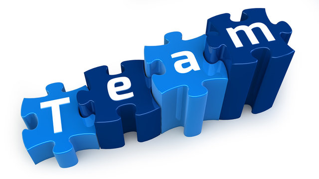 Team puzzle text