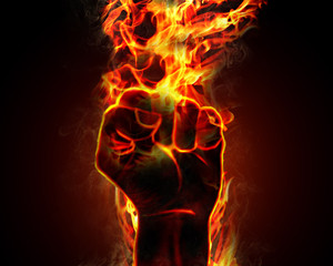 burning hand