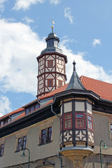 Fototapeta na wymiar Renaissanceschloss Marksuhl (16. Jh.;Thüringen)