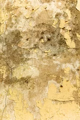 Fototapete Alte schmutzige strukturierte Wand Schäden an Wand