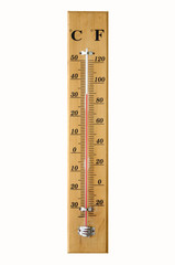 Thermometer isolated