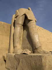 The Ancient Temple Complex of Karnak near Luxor in the Nile Vall