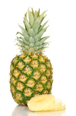 Fototapeta premium Pineapple isolated on white