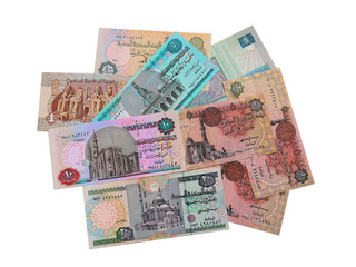 Египетские банкноты.