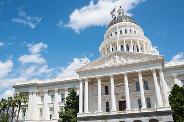 Naklejka premium Sacramento State Capitol of California Building