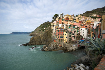 Fototapeta na wymiar Riomaggiore, Cinque Terre, Włochy