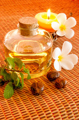 Bottle of aromatic essence oil