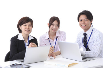 Obraz premium 働く仲間