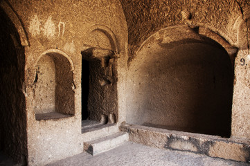 Room of cave monastery of Vardzia