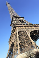 part of famous Eiffel tower