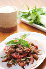 Thai Food (nam tok )