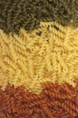 Pasta italiana, Fusilli, espirales