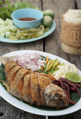 Deep fried fish