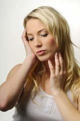 Obraz premium Sexy blond girl