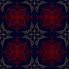 seamless abstract grey red pattern