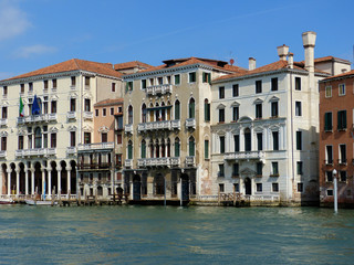 Fototapeta na wymiar Venedig - Paläste am Grand Canal