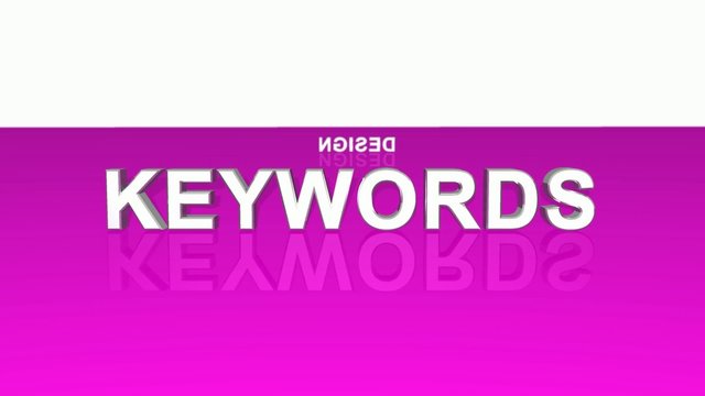 Text Rotation - Keywords Design Content Ranking Pink 2