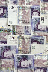 English money background