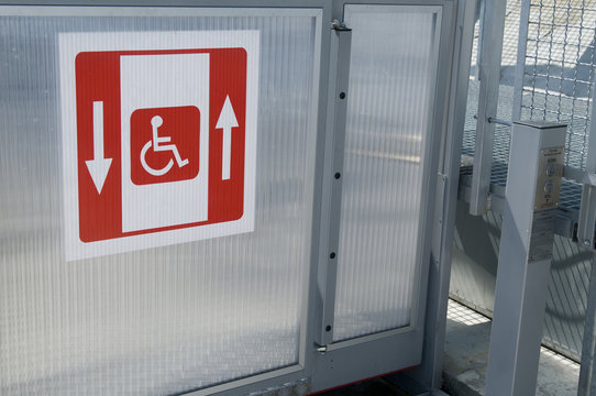 Disabled people lift
