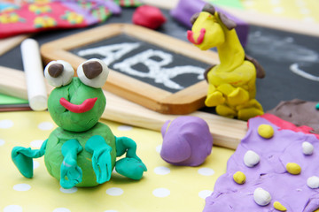 Ein Frosch aus Knete