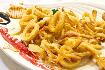 Fried fish - Frittura di pesce