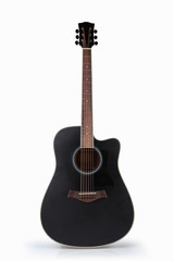 Fototapeta premium black acoustic guitar