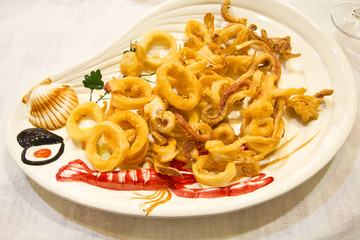 Fried fish - Frittura di pesce