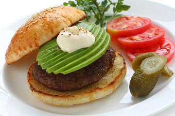 avocado burger