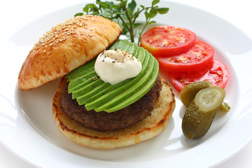 avocado burger