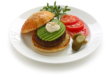 avocado burger
