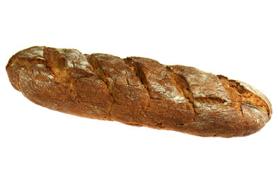 Brown bread isolated