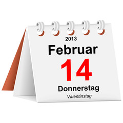 Kalender - 14.02.2013 - Valentinstag